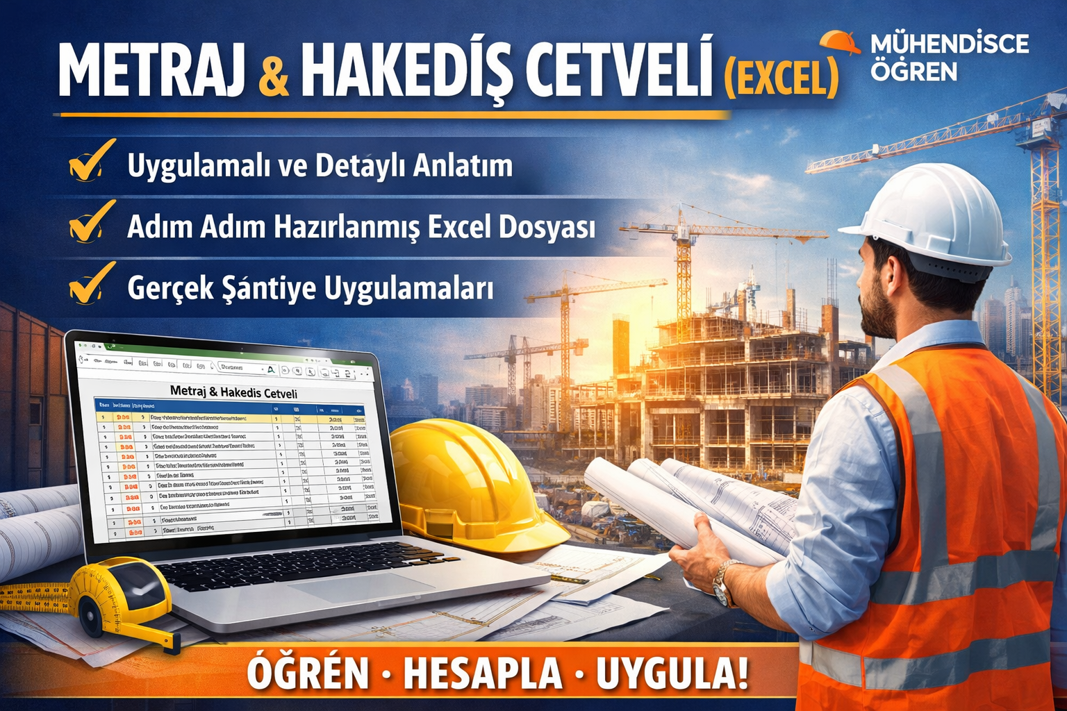 Metraj ve Hakediş Kontrol Cetveli